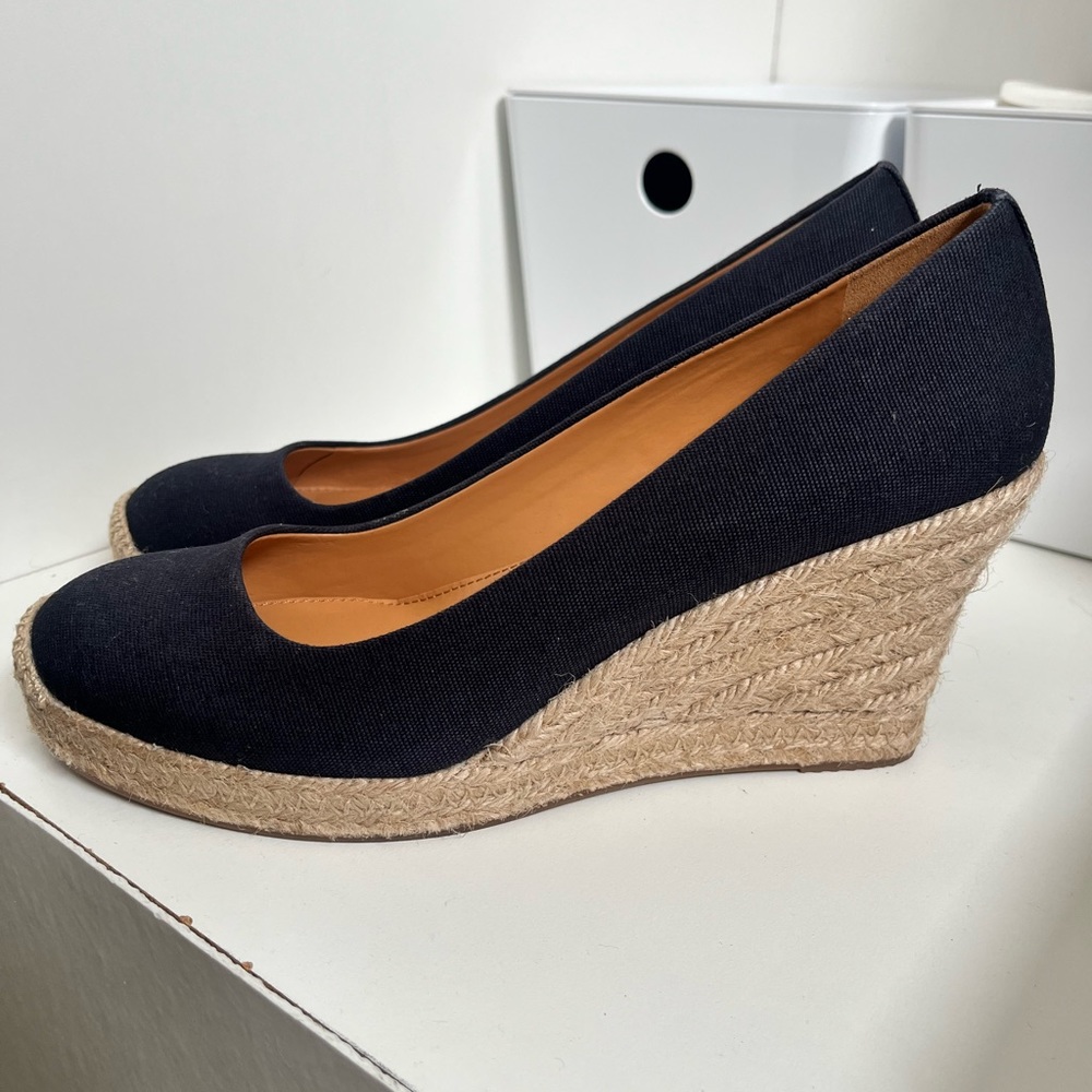 COPY - Navy blue J.Crew wedges - 7 1/2